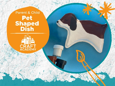 Kidcreate Studio - Eden Prairie. Parent & Child - Pet Shaped Dish (7-99 Years)